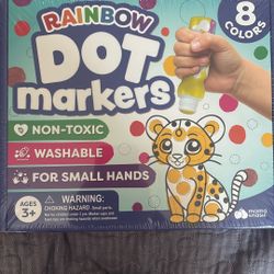 Rainbow Dot Markers , markers for toddlers