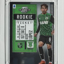 ⚽️2020-21⚽️ Panini• MAXIME LOPEZ•RC•ROOKIE Ticket 🎟️ 
