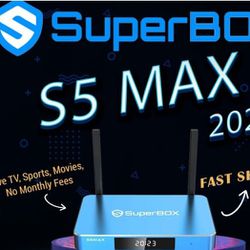 SUPERBOX S5 MAX ON SALE 1YR WARRANTY BRAND NEW IN BOX