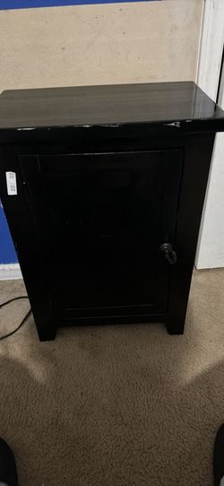 Black cabinet