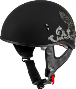 Gmax Black Tribal design helmet
