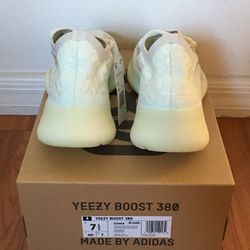 Brand New Adidas Yeezy 380 Calcite Glow In The Dark Size 7.5 Men’s 