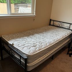 Twin Bed Frame W/mattress
