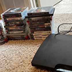 Ps3 With Lots Of Games 
