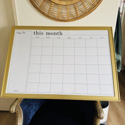 White Board Calendar 