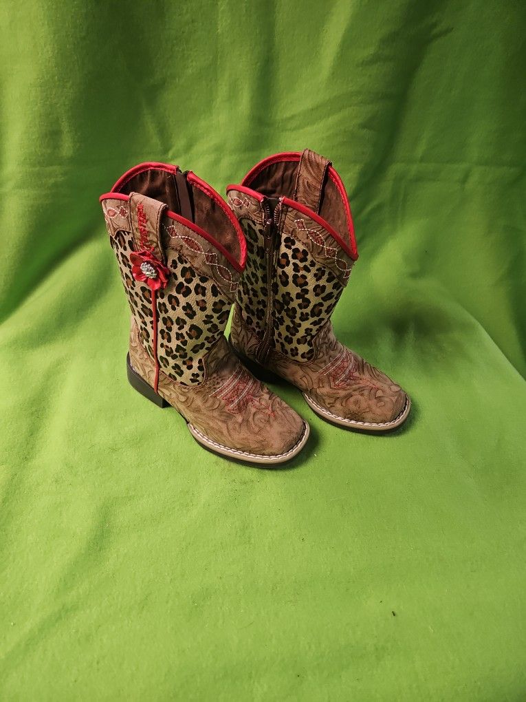 Girls Cowboy Boots Size 10