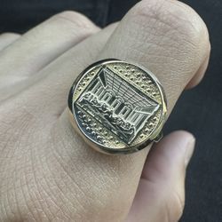 10k Gold The Last Supper Ring 