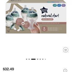 New 4 Pack Tommee Tippee 4 Pack Natural Start Bottles 