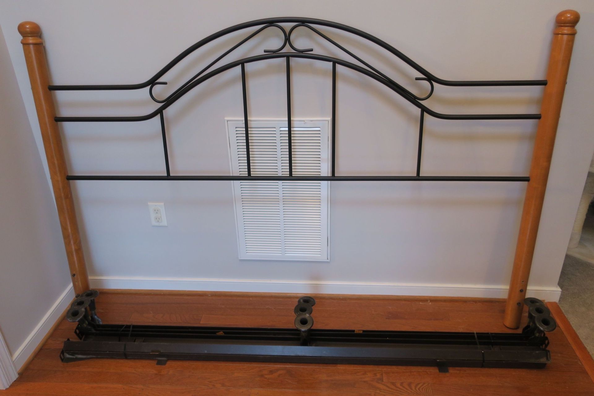 Great King Size Bed Headboard w/Metal Frame