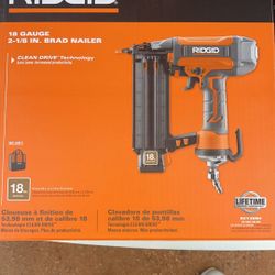 Ridgid 18 Gauge 2.5 Inch Brad Nailer