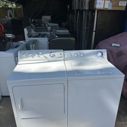 Ge Top Load Washer & Dryer Set 