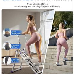Stair Stepper for Home Gym Exercise, 330LBS Heavy-Duty Stable Structure