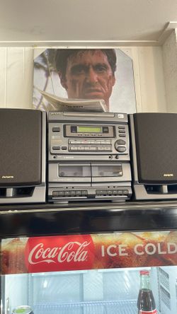 Aiwa Ca-DW480 Vintage Radio, Cd Player With Manual And Remote