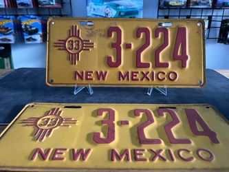 New Mexico License plates for sale