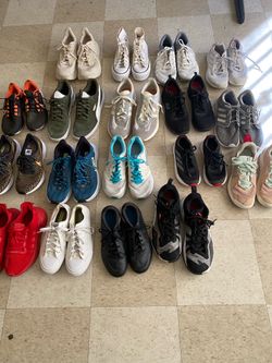 Estoy Vendiendo   18 pares todo el lot de tenis diferentes sizes