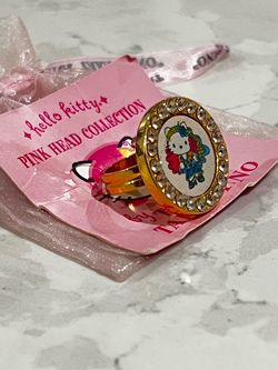 Hello Kitty Pink Head Collection Ring