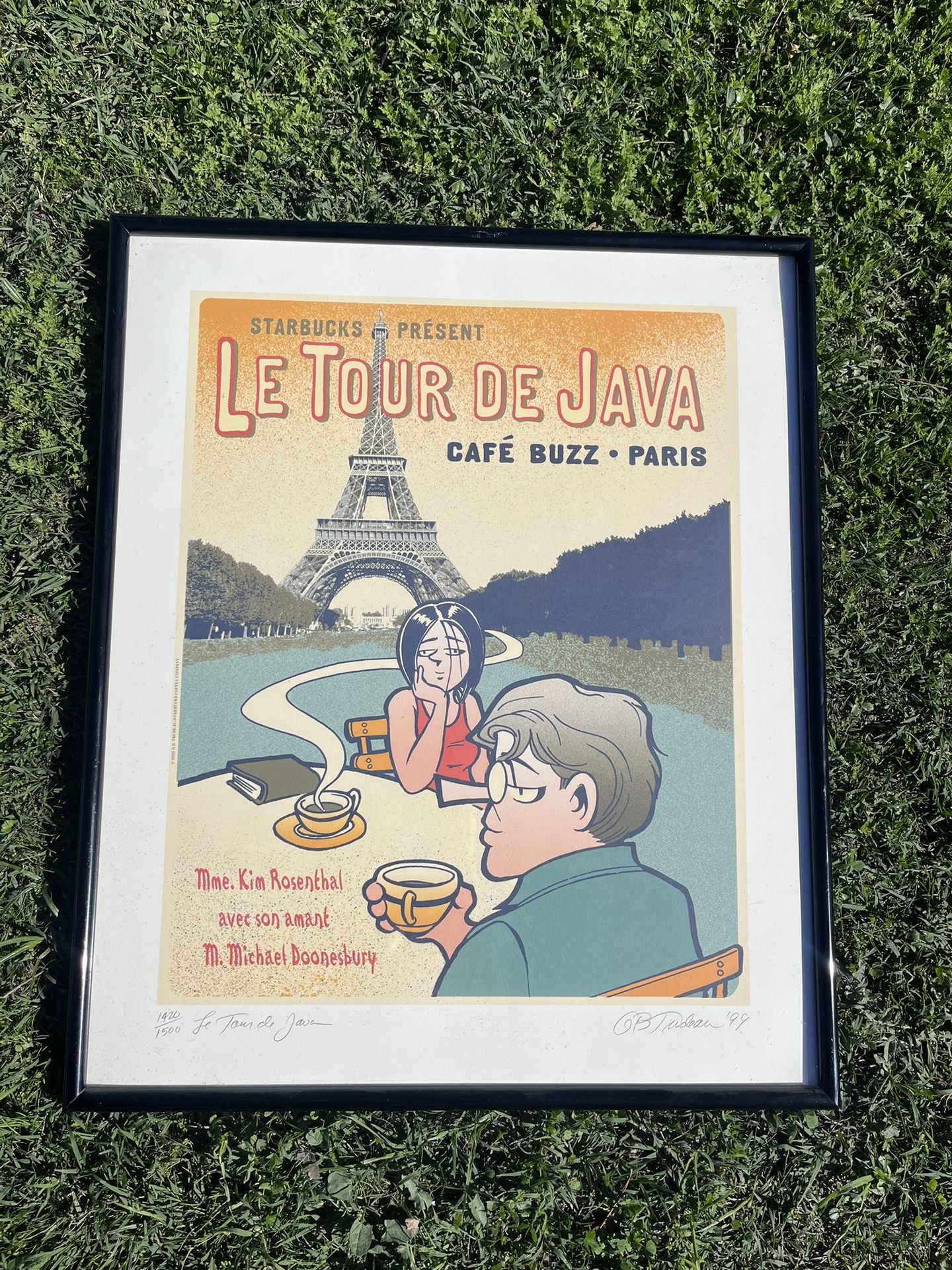“Le Tour de Java” – Limited Edition Signed Print by Garry Trudeau (Doonesbury)