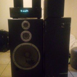 Sound System JVC speakers, ONKYO receiver,Subwoofer