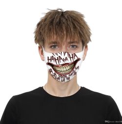 Masks Halloween Face Masks unisex adjustable