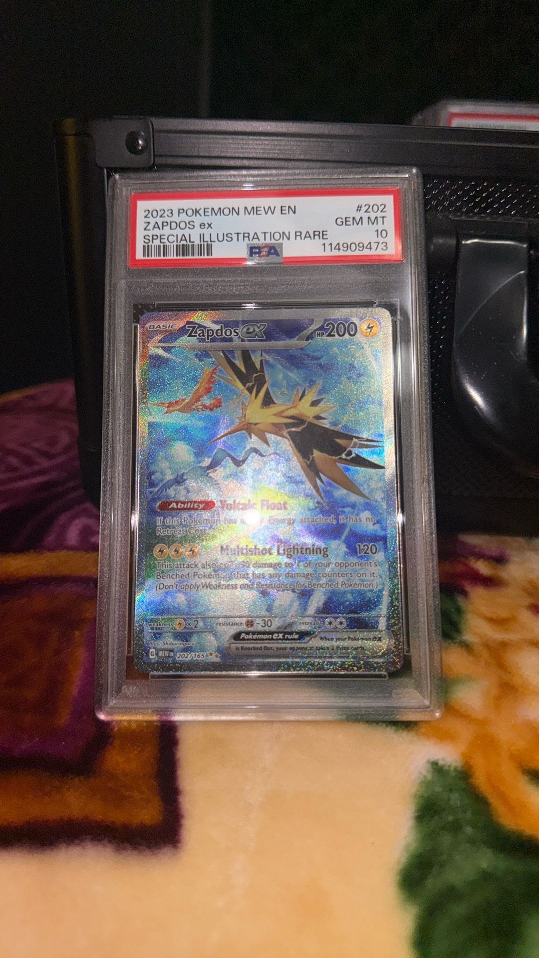 Zapdos Ex 202 PSA 10