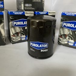 Purolator PBL22500 PurolatorBOSS Maximum Engine Protection Spin On Oil Filter Compatible With Ford F-150, Explorer, Edge, Chevrolet Silverado 1500 6PC