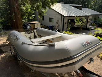 10.5 Avon RIB with 15hsp Yamaha with Trailer