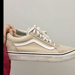 Cream/Beige Vans