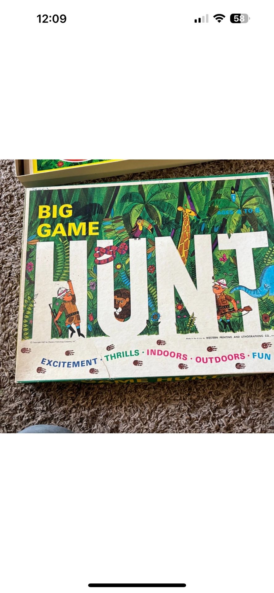 Big Game Hunt Board Game