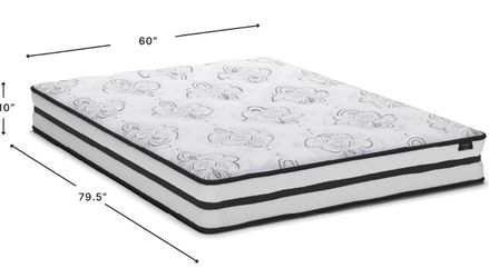 Ashley Queen Mattress 60x79.5 Inch 10" Profile