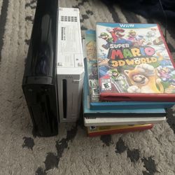 Wii U black and white consoles 2+. And Games
