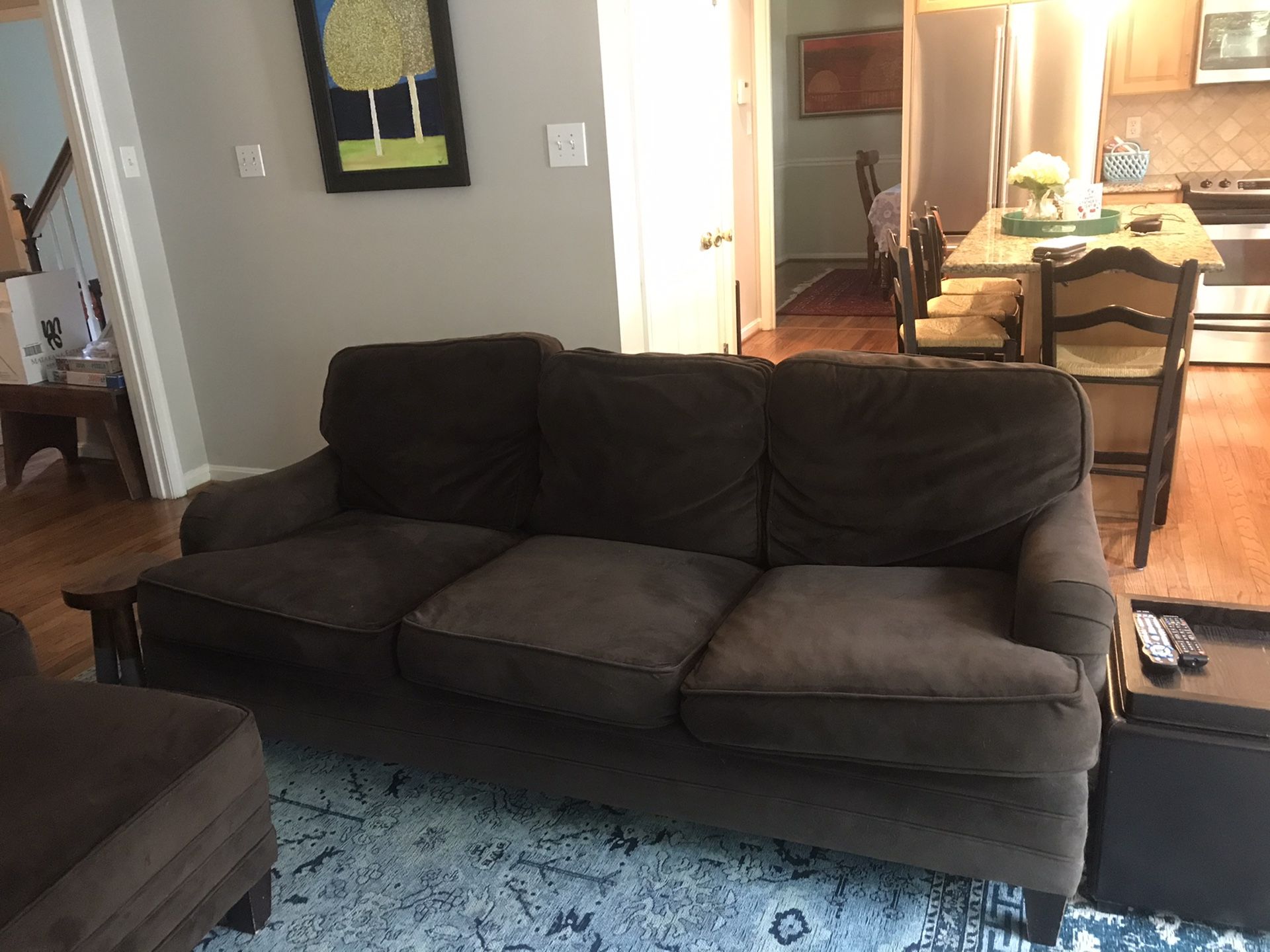 Domain couch, chair & ottoman $450 for all 3 pieces