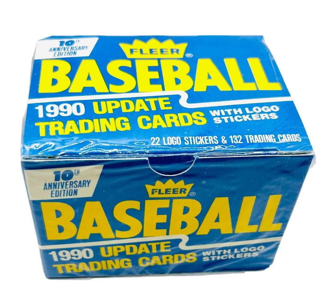 1990 Fleer Update Factory Sealed Baseball Set 132 Cards & 22 Logo Stickers