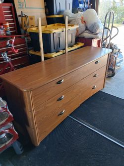 Dresser and headboard