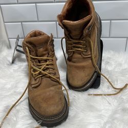 VTG Fieldmaster Brown Work/hiking Boots Mens 9 D 