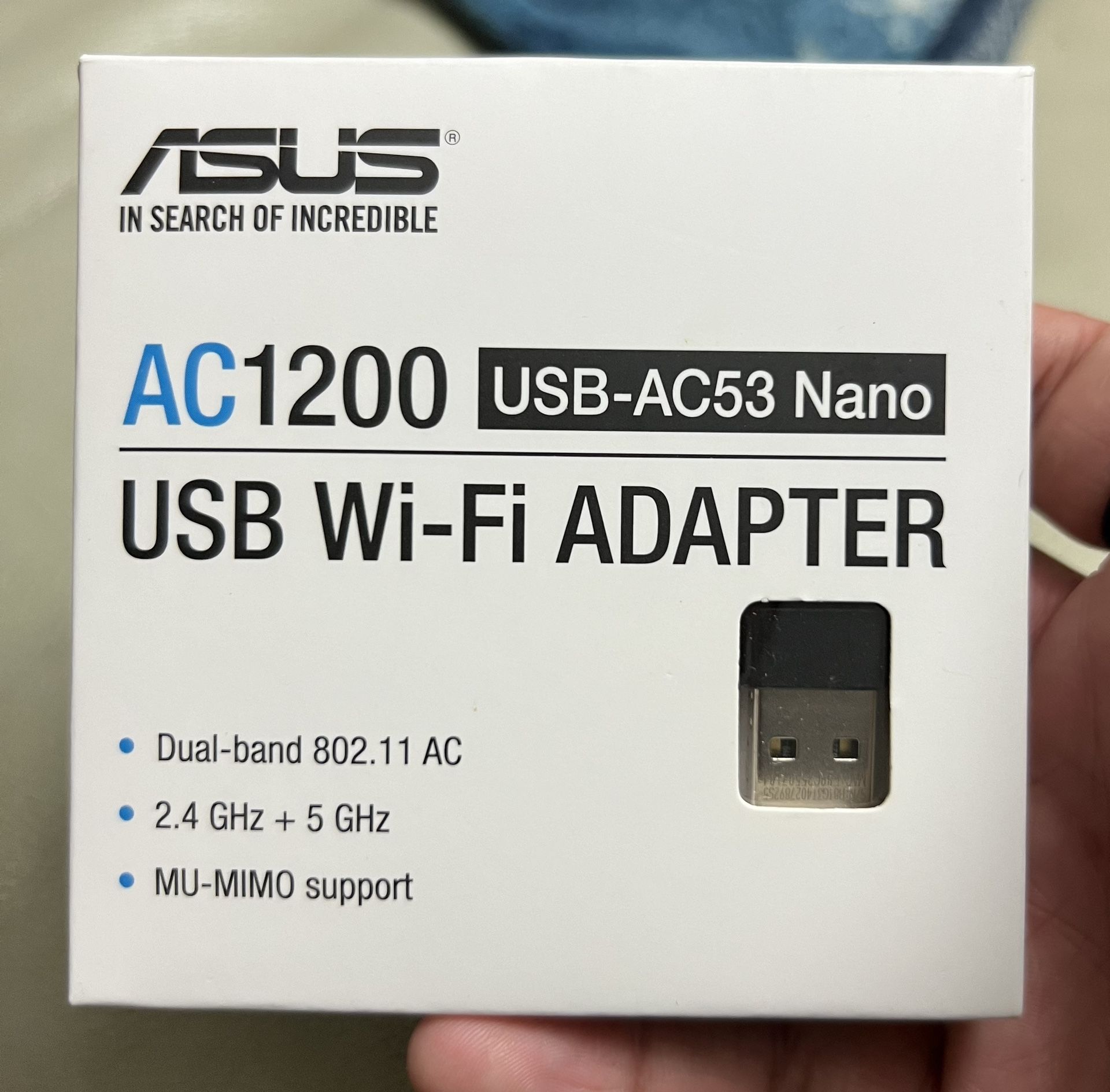 ASUS USB-AC53 NANO AC1200 USB Wi-Fi Adapter
