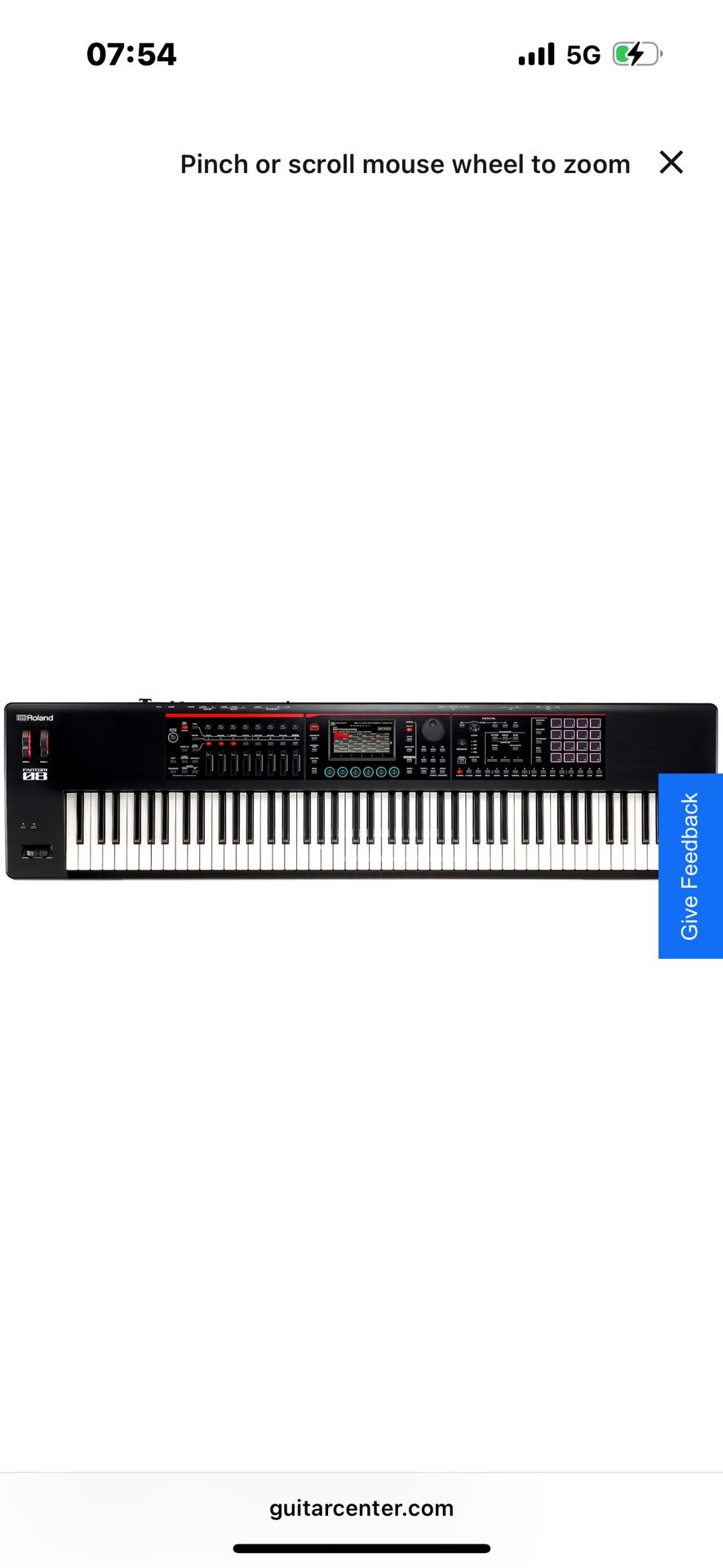 Roland Fantom 08, BASICALLY NEW