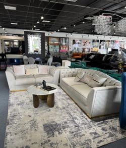 Sala De Lujo 2 Piezas!! $39 Down!! Luxury Living Set! 