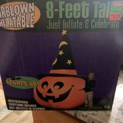 Halloween Blowup Pumpkin 