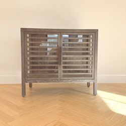 Four Hands Genoa Small Cabinet - Black Burnt Oak (CIRD-487)