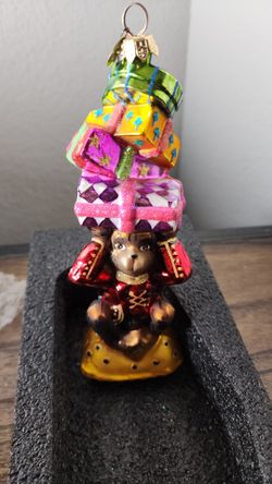 CHRISTOPHER RADKO GUMPS  "Holiday Holdup" Ornament No box