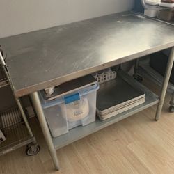 Restaurant Stainless Steel Heavy Duty Prep Table