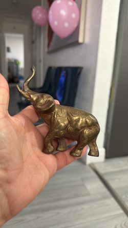 Elefante vintage bronce