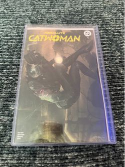 ABSOLUTE CATWOMAN #1 - DAN QUINTANA CARDSTOCK MASKED VIRGIN COVER - PRESALE