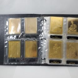 22K Gold World Series Baseball Cards