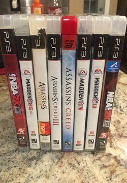 Excellent condition PS3 Games! Great while kids are home