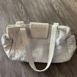 Beautiful White Leather Purse