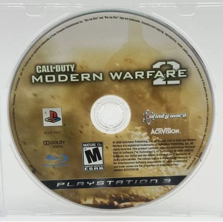 🔥Call of Duty Modern Warfare 2 PlayStation 3 PS3 Video Game DISC ONLY VGC✅