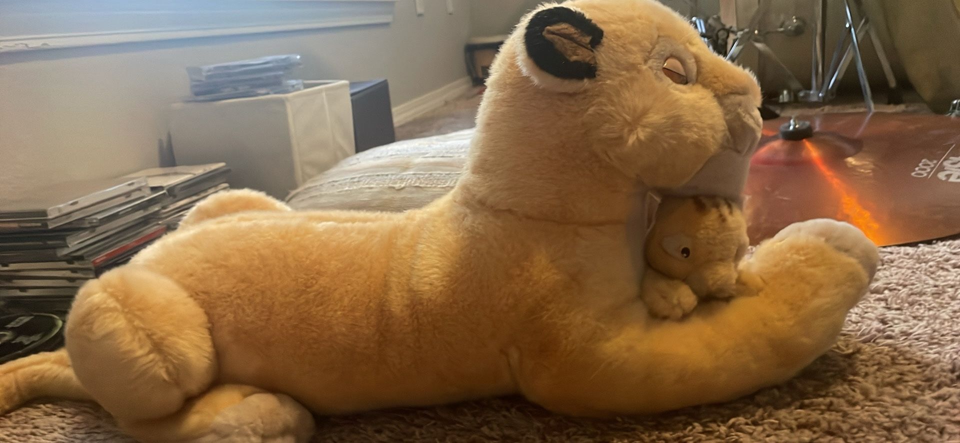 Original Disney Store Sarabi & Simba Plush Stuffed Animals