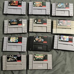 SNES Game Lot – 11 Classic Titles – Great Condition!
