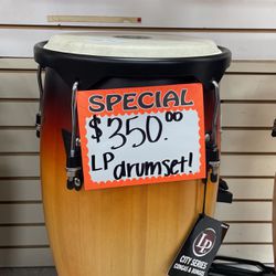 Drum Set Latin Percussion $350